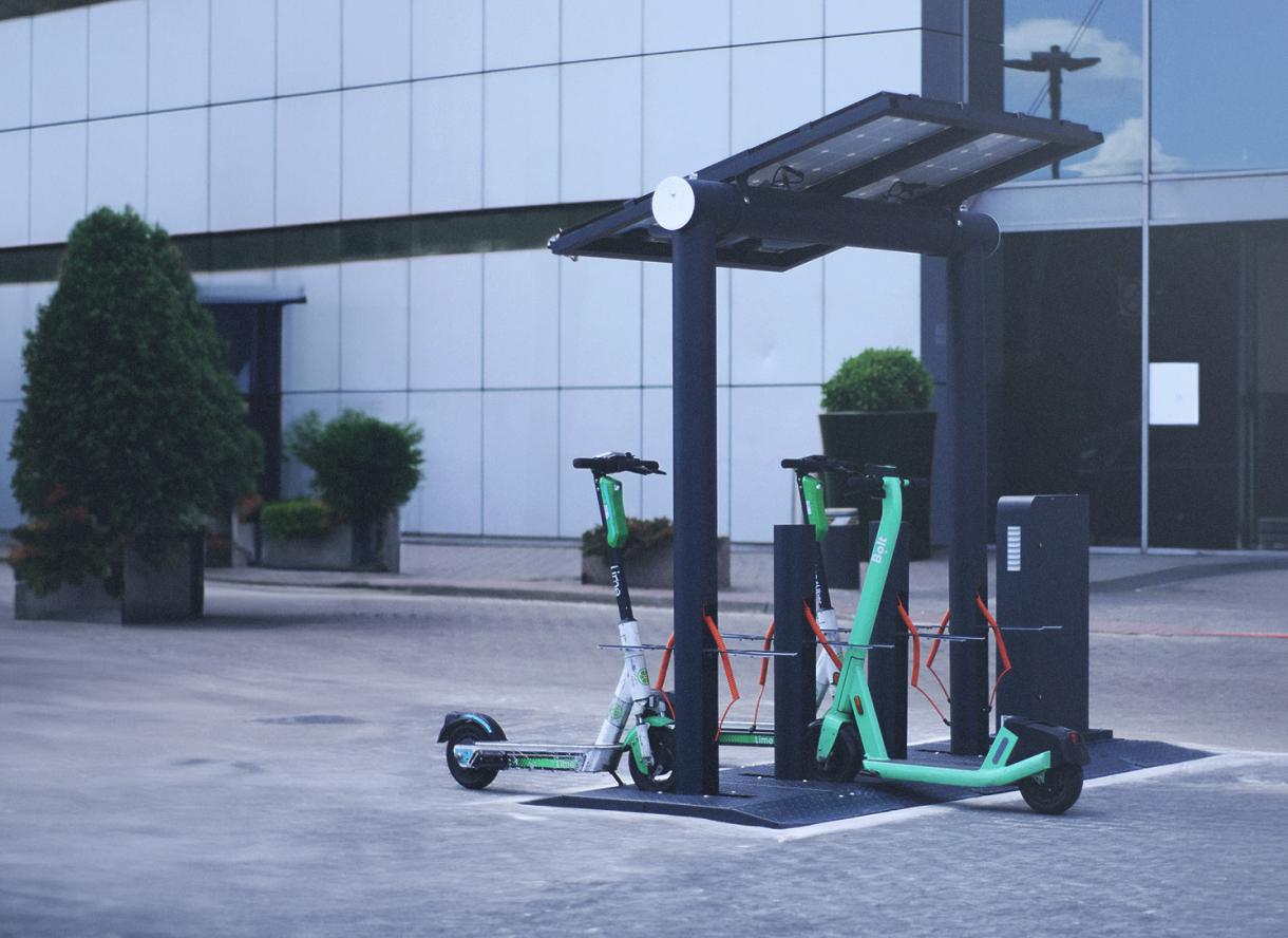Solar Scooter Charger