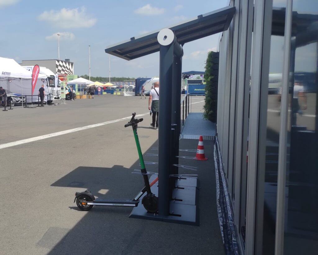 Solar Scooter Charger in Germany