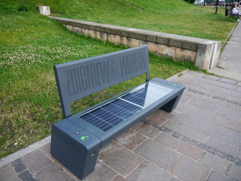 Solar Bench with Audio Module