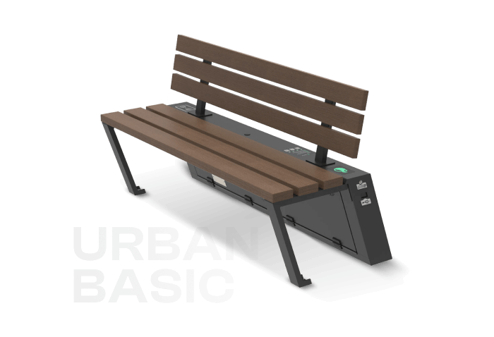 New Urban Bench with HotSpot