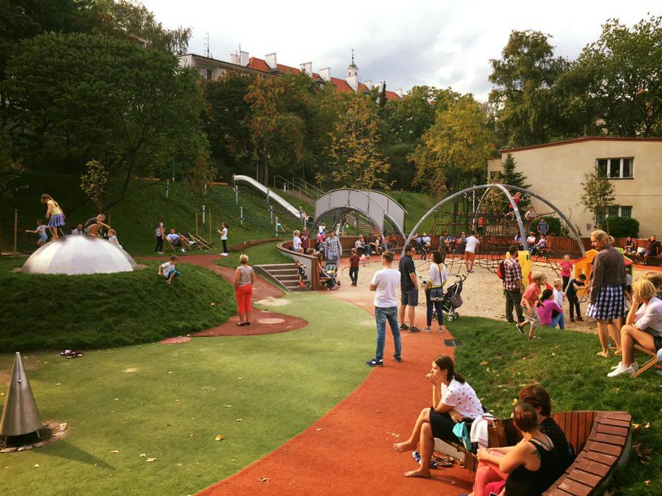 Plac zabaw w Warszawie